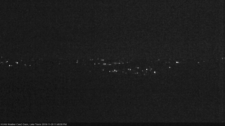 Lake Travis webcam, November 20, 2018 10:50 PM CT