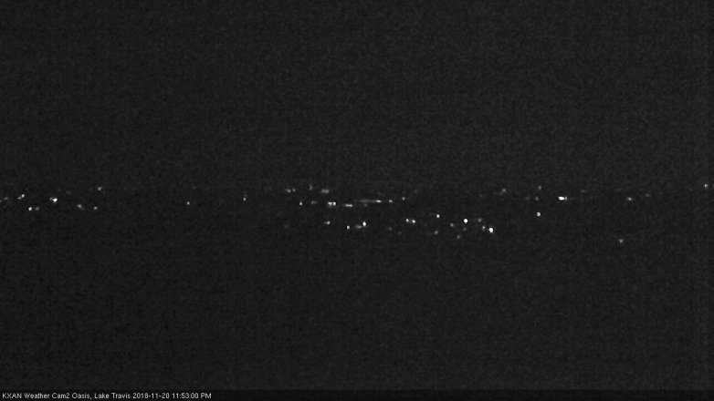 Lake Travis webcam, November 20, 2018 10:55 PM CT