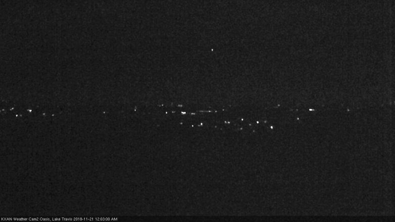 Lake Travis webcam, November 20, 2018 11:05 PM CT
