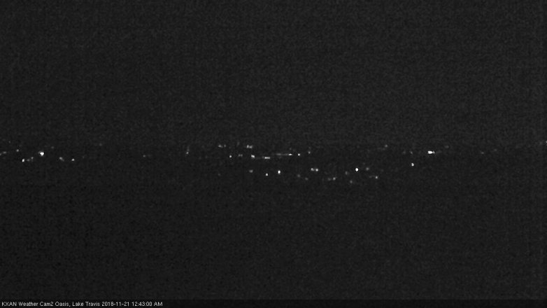 Lake Travis webcam, November 20, 2018 11:45 PM CT