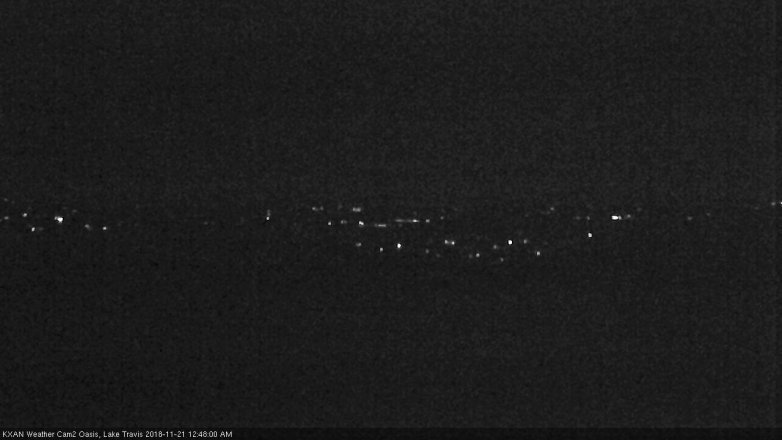 Lake Travis webcam, November 20, 2018 11:50 PM CT
