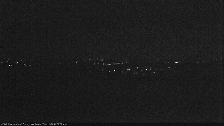 Lake Travis webcam, November 20, 2018 11:55 PM CT