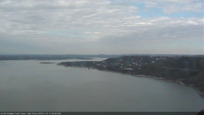 Lake Travis webcam, November 21, 2018 10:05 AM CT