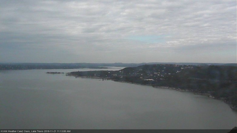 Lake Travis webcam, November 21, 2018 10:15 AM CT