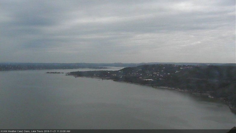 Lake Travis webcam, November 21, 2018 10:35 AM CT