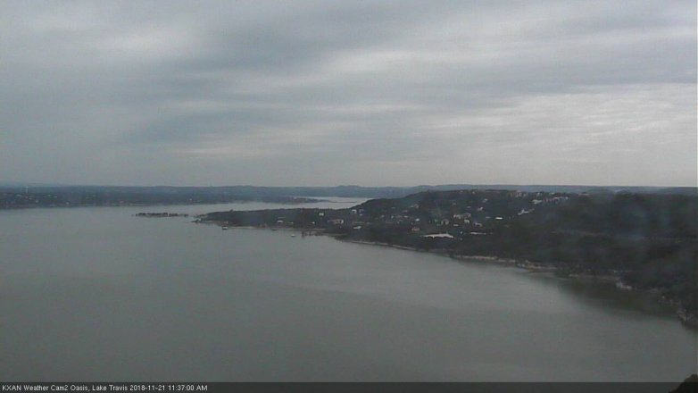 Lake Travis webcam, November 21, 2018 10:40 AM CT