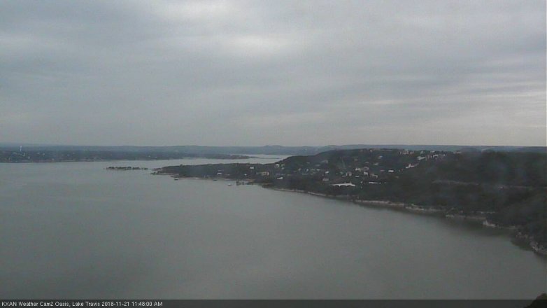 Lake Travis webcam, November 21, 2018 10:50 AM CT