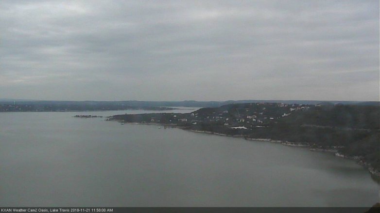 Lake Travis webcam, November 21, 2018 11:00 AM CT
