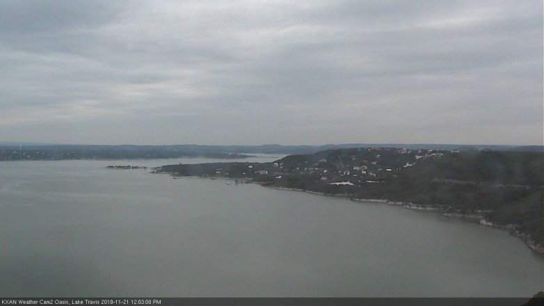 Lake Travis webcam, November 21, 2018 11:05 AM CT