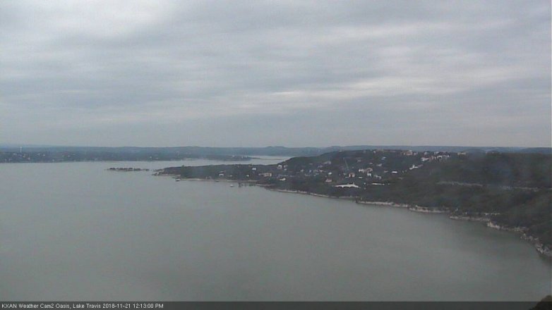 Lake Travis webcam, November 21, 2018 11:15 AM CT