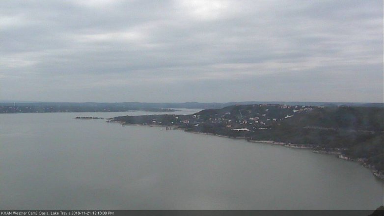 Lake Travis webcam, November 21, 2018 11:20 AM CT