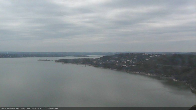 Lake Travis webcam, November 21, 2018 11:35 AM CT