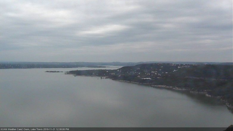 Lake Travis webcam, November 21, 2018 11:40 AM CT