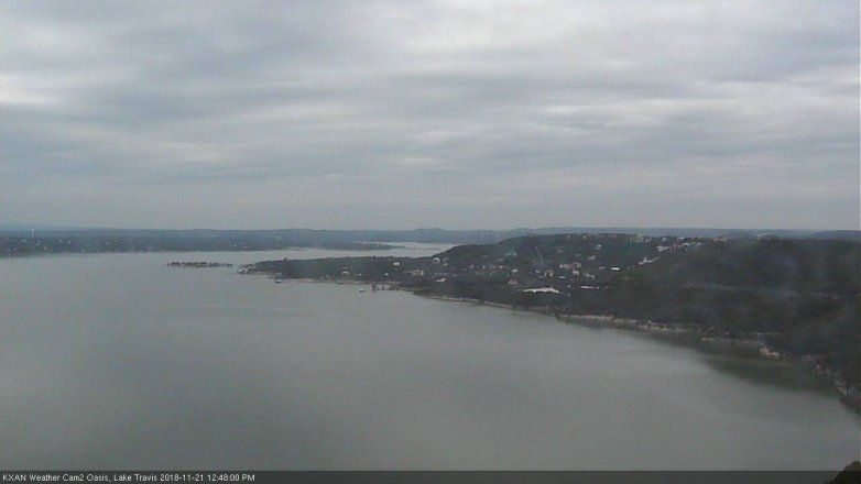 Lake Travis webcam, November 21, 2018 11:50 AM CT