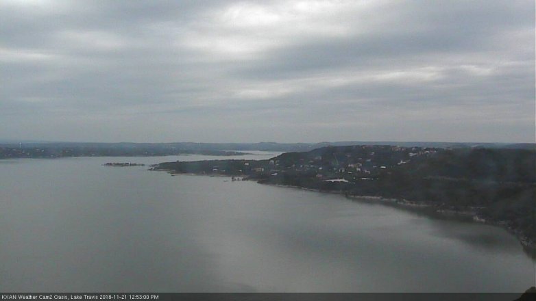 Lake Travis webcam, November 21, 2018 11:55 AM CT