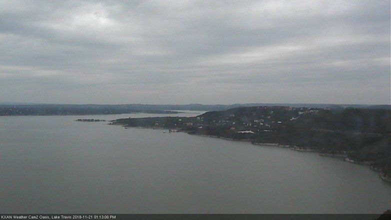Lake Travis webcam, November 21, 2018 12:15 PM CT