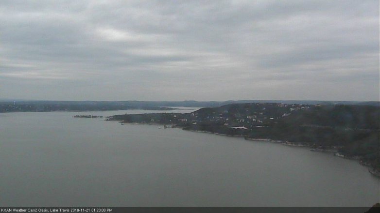 Lake Travis webcam, November 21, 2018 12:25 PM CT
