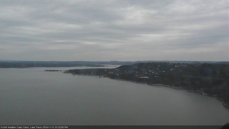 Lake Travis webcam, November 21, 2018 12:35 PM CT