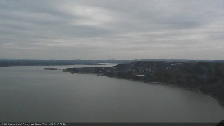 Lake Travis webcam, November 21, 2018 12:45 PM CT