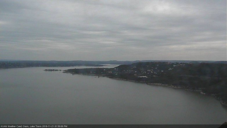 Lake Travis webcam, November 21, 2018 1:00 PM CT