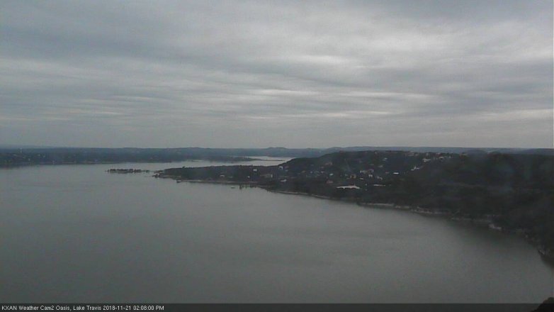 Lake Travis webcam, November 21, 2018 1:10 PM CT