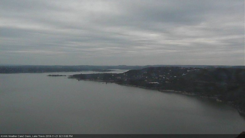 Lake Travis webcam, November 21, 2018 1:15 PM CT