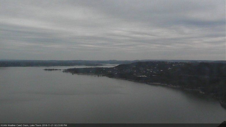Lake Travis webcam, November 21, 2018 1:25 PM CT