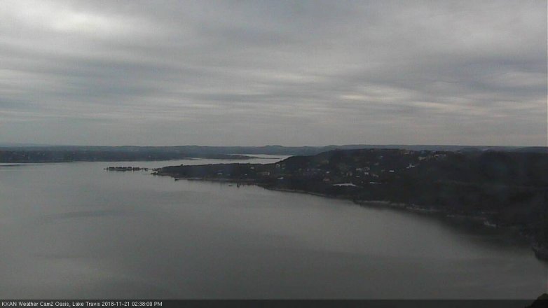 Lake Travis webcam, November 21, 2018 1:40 PM CT
