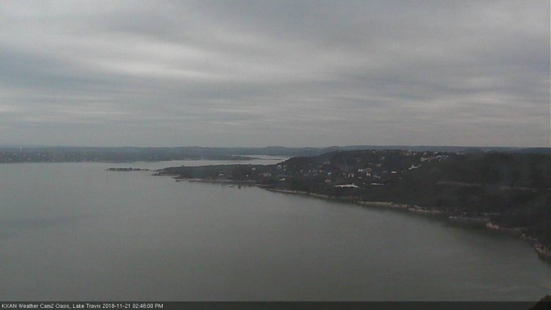Lake Travis webcam, November 21, 2018 1:50 PM CT