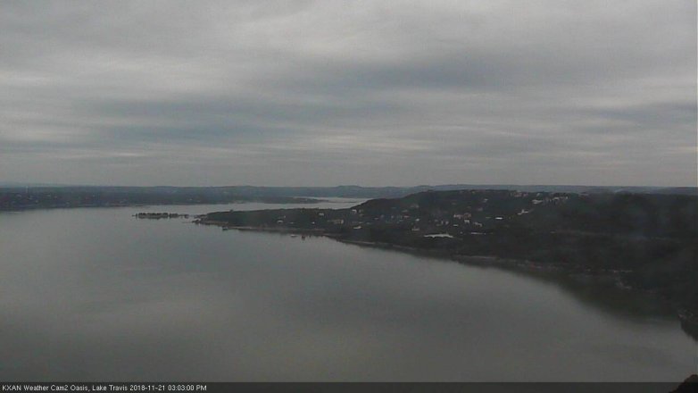 Lake Travis webcam, November 21, 2018 2:05 PM CT