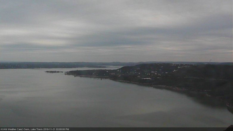 Lake Travis webcam, November 21, 2018 2:10 PM CT