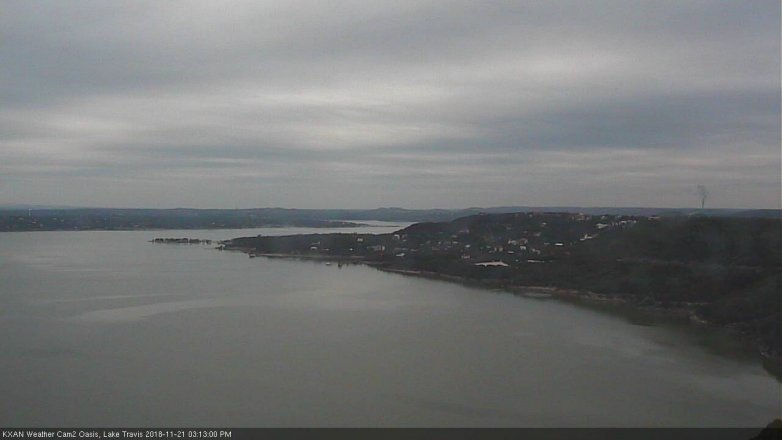 Lake Travis webcam, November 21, 2018 2:15 PM CT