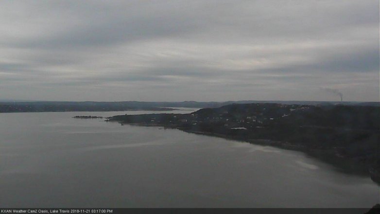 Lake Travis webcam, November 21, 2018 2:20 PM CT