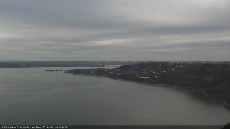 Lake Travis webcam, November 21, 2018 2:35 PM CT