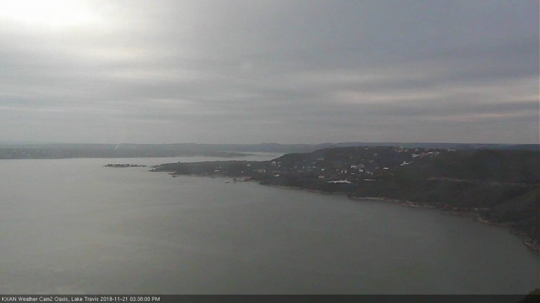 Lake Travis webcam, November 21, 2018 2:40 PM CT