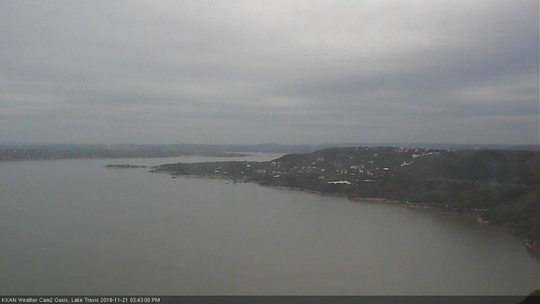Lake Travis webcam, November 21, 2018 2:45 PM CT
