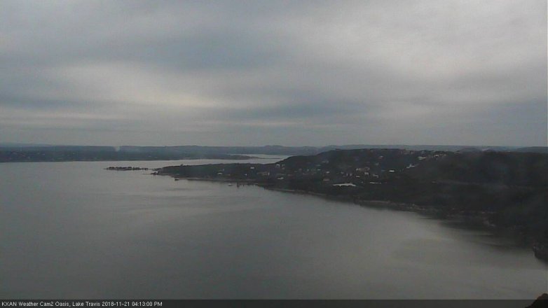 Lake Travis webcam, November 21, 2018 3:15 PM CT