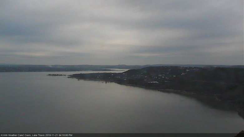 Lake Travis webcam, November 21, 2018 3:20 PM CT