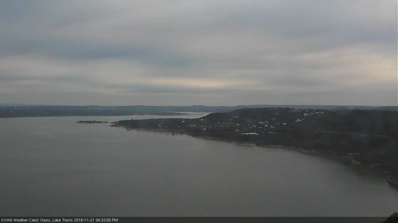 Lake Travis webcam, November 21, 2018 3:35 PM CT