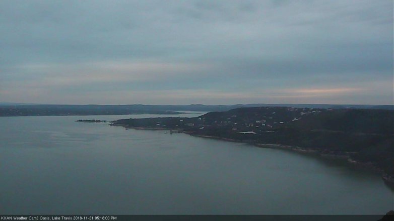 Lake Travis webcam, November 21, 2018 4:20 PM CT