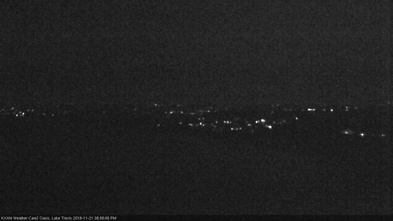Lake Travis webcam, November 21, 2018 5:10 PM CT
