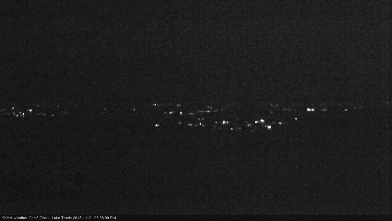 Lake Travis webcam, November 21, 2018 5:40 PM CT