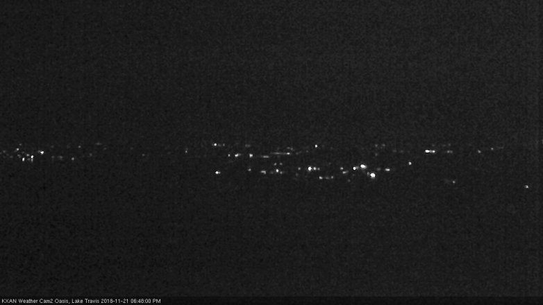 Lake Travis webcam, November 21, 2018 5:50 PM CT