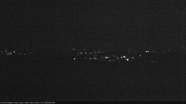 Lake Travis webcam, November 21, 2018 5:55 PM CT