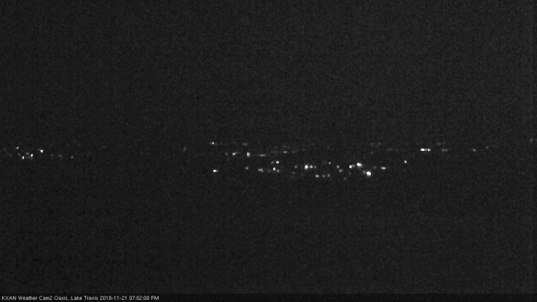 Lake Travis webcam, November 21, 2018 6:05 PM CT