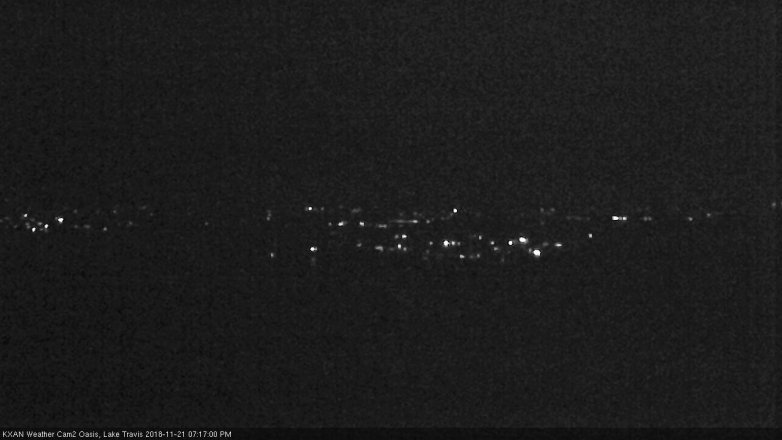 Lake Travis webcam, November 21, 2018 6:20 PM CT