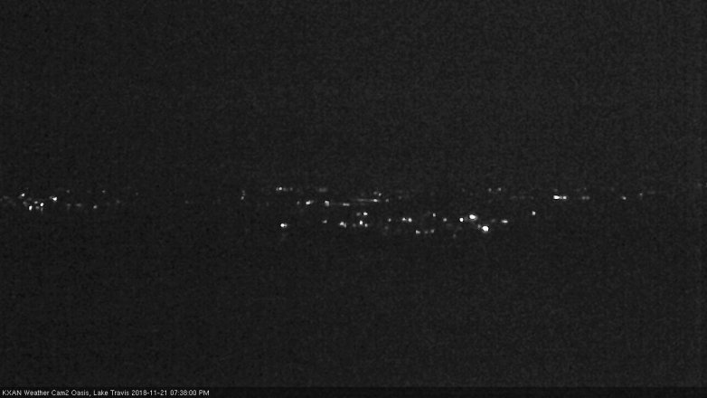 Lake Travis webcam, November 21, 2018 6:40 PM CT