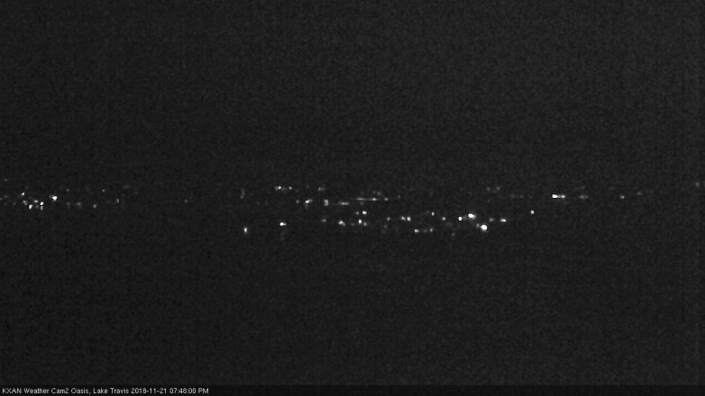 Lake Travis webcam, November 21, 2018 6:50 PM CT