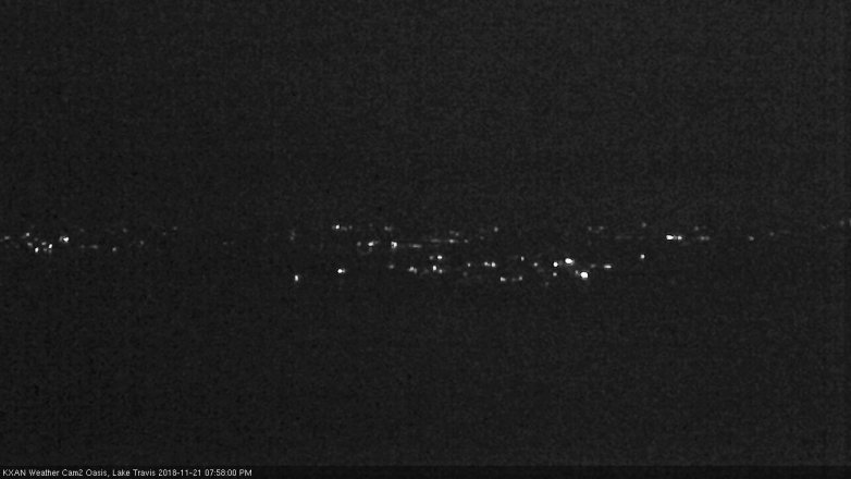 Lake Travis webcam, November 21, 2018 7:00 PM CT