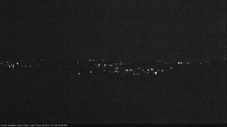 Lake Travis webcam, November 21, 2018 7:20 PM CT